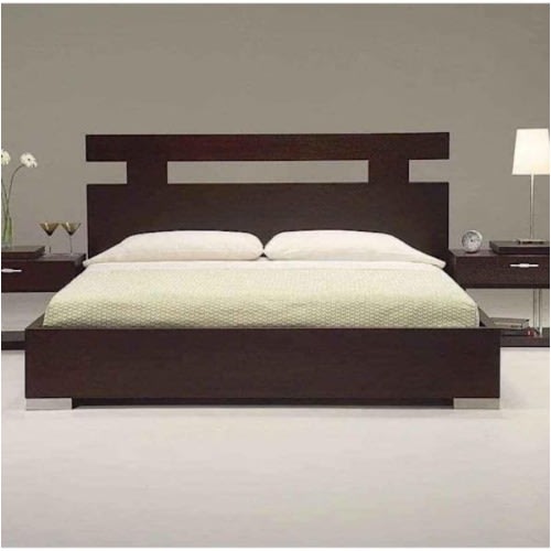 Bedframe With Drawers - Brown