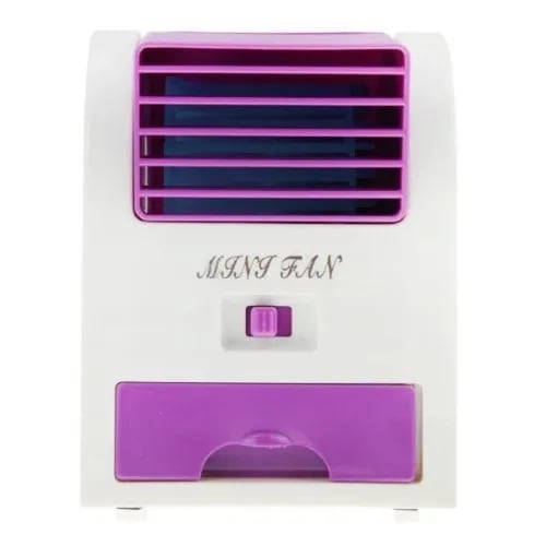 Portable Handheld Usb Mini Air Conditioner - Purple