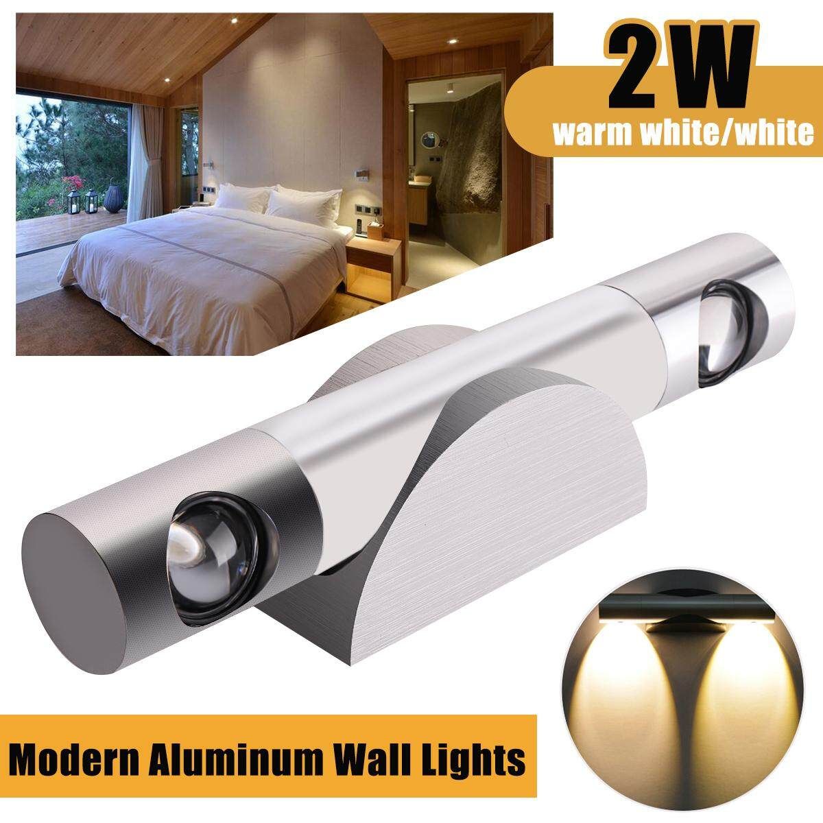 Aluminum LED Wall Lights Modern Hotel Home Fixtures Up Down Room Lamp Warm/White Warm White