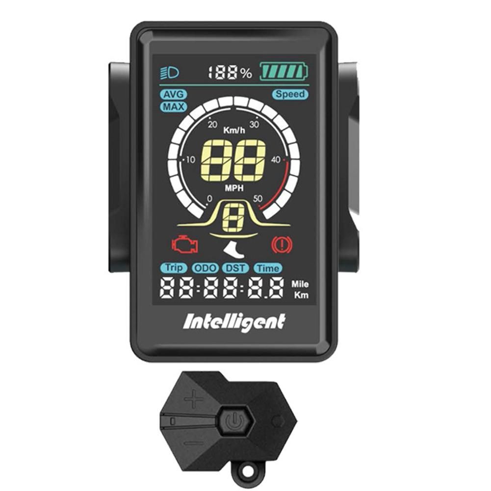 24V-60V 810S LCD E-Bike Display Indicator for BBS01 BBS02 Mid Hub Drive Electric Bicycle Conversion Kits