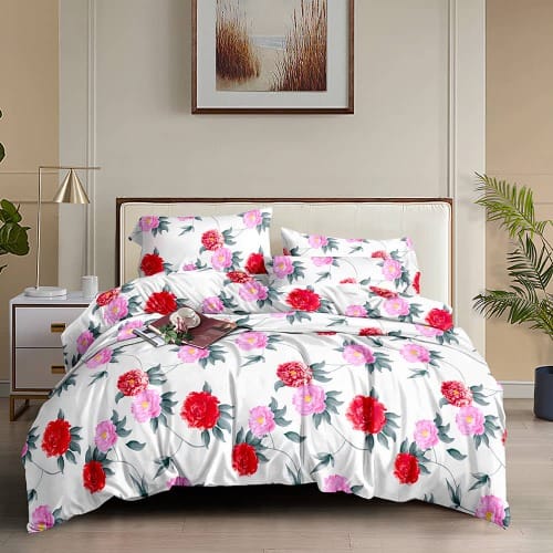 Multicolor Bedding Set - Duvet, Bedspread With Pillowcases
