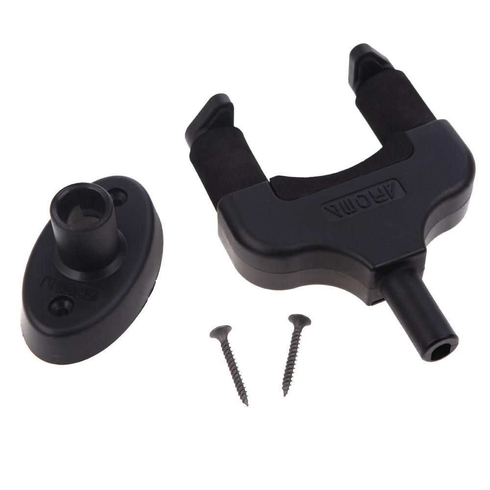 Aroma AH-81 Wall Hanger Rack Hook for Guitar Bass Ukelele Easy Installation Universal Compact Space-saving