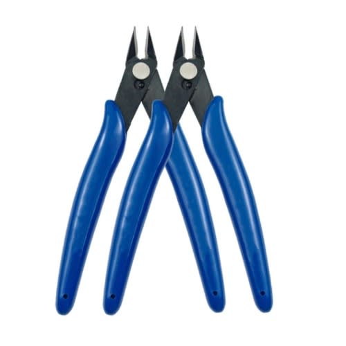 Electrical Wire Cable Cutters - Cutting Side Snips Flush Stainless Steel - 2 Pcs
