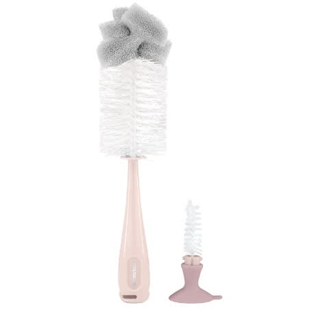 Kikka Boo Bottle And Teat Brush - Pink