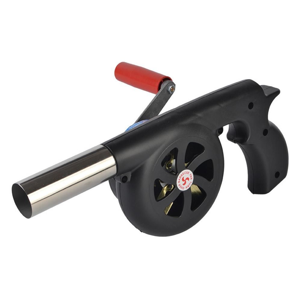 Outdoor Hand-Cranked Combustion Blower, for Picnic Camping