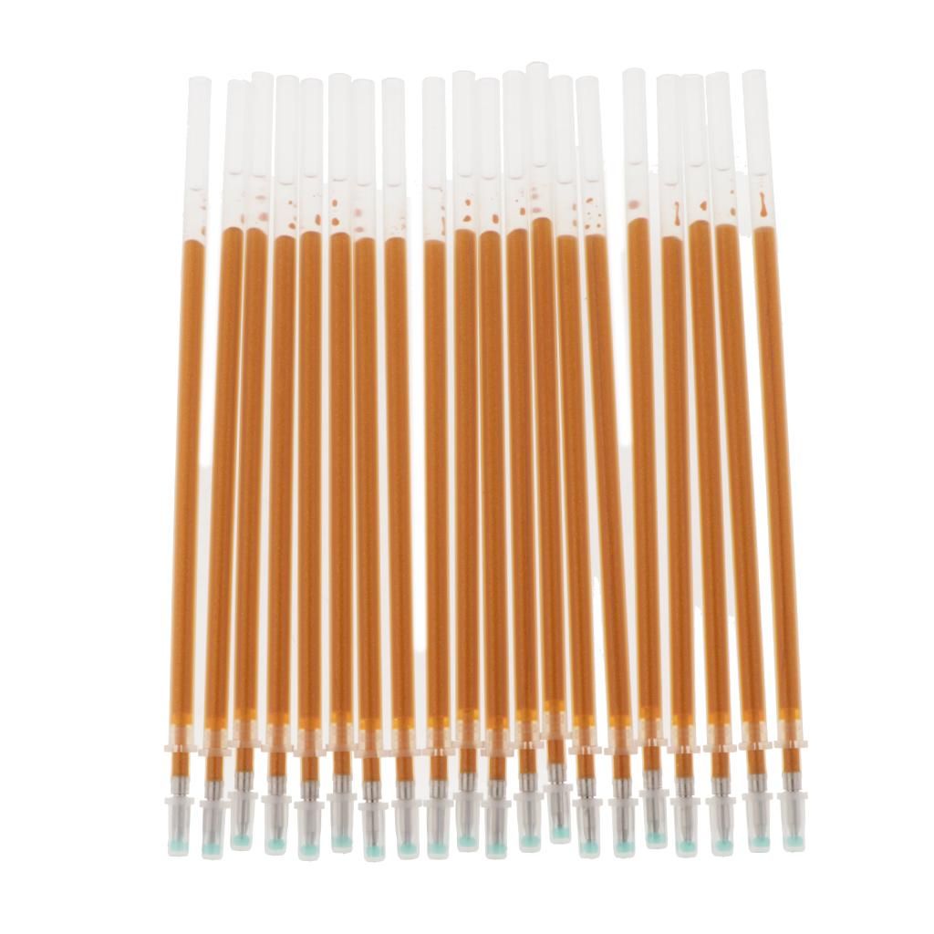 20pcs   Refills Set Pastel Fluorescence Coloring Metallic Dark Gold