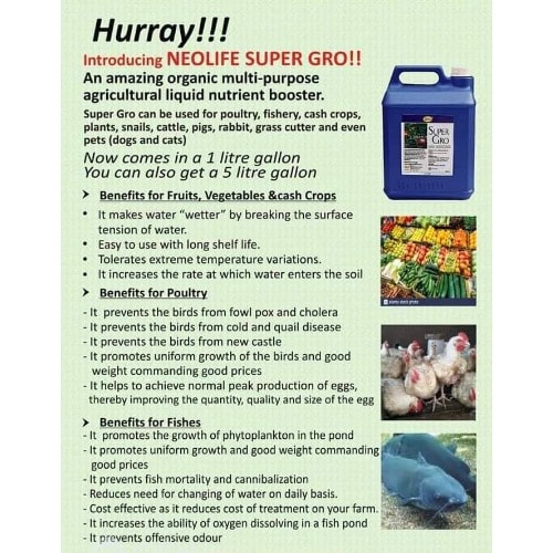 Super Gro - 1 Litre - Single