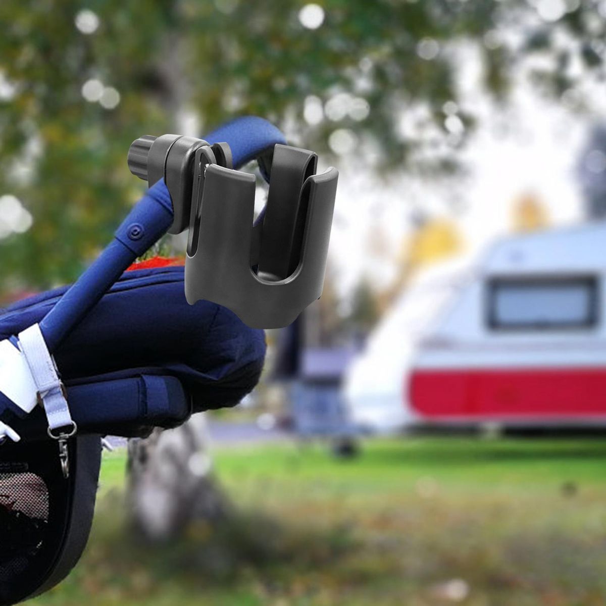 Stroller Cup Holder Stable Fixation Grip Accessories ABS ABS Organizer