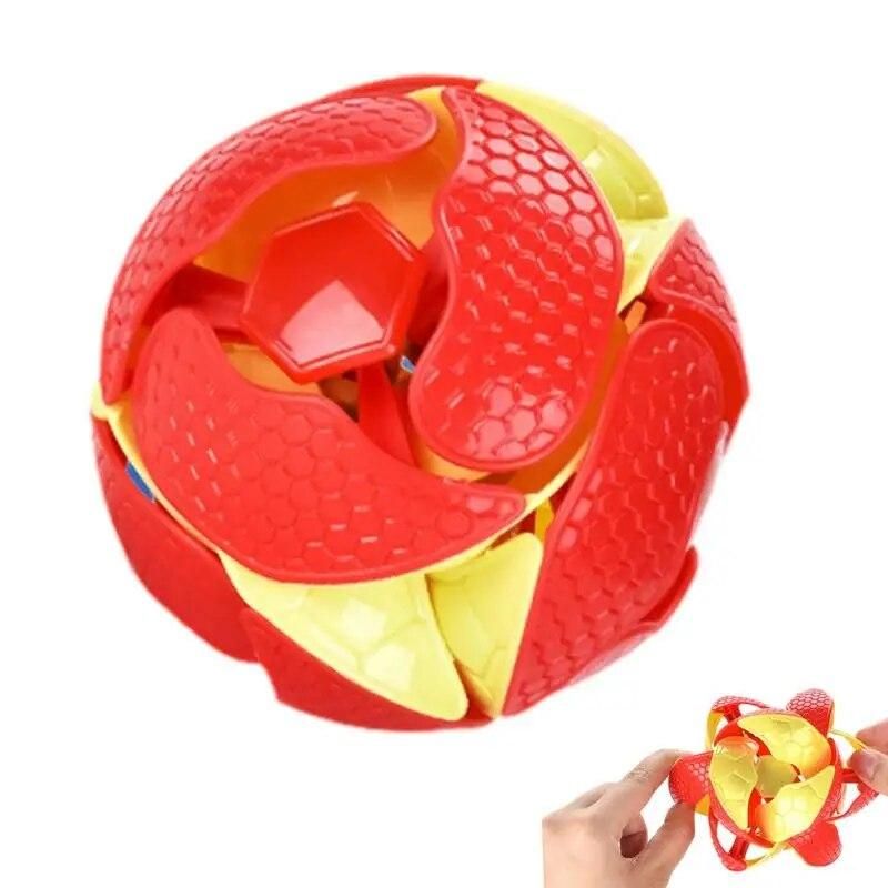 Color Flipping Ball Portable Colorful Switching Balls Novel Smooth Sphere Hand Toy Multifunctional Retractable Magic Ball For