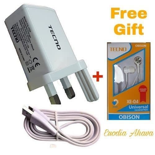 Tecno Charger For Note With Free Earpiece