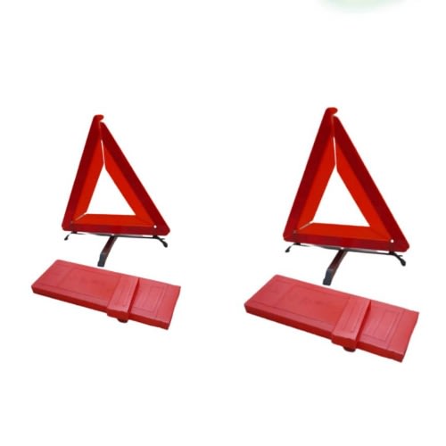 Caution Triangle Road Sign - 2 Pieces