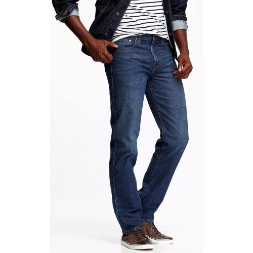 Men's Regular Jeans - Medium Wash