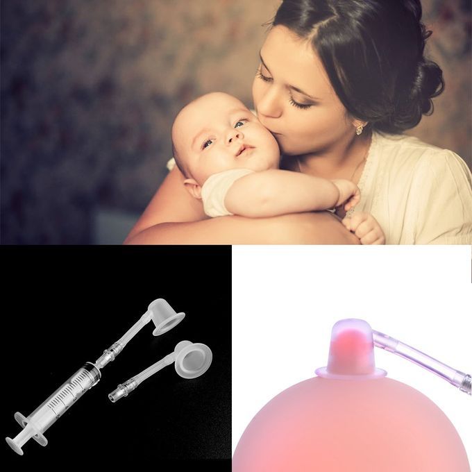 Women Retraction Flat Inverted Nipples Correction Milk Breastfeeding Aid