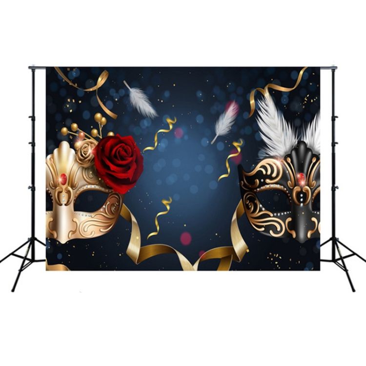 2.1m X 1.5m Mask Party Photography Background Cloth