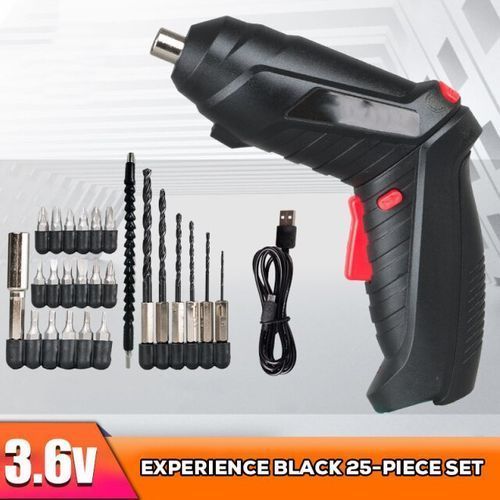 3.6V Electric Screwdriver, Mini Drill, Multi-Function Set, Rechargeable Cordless Drill