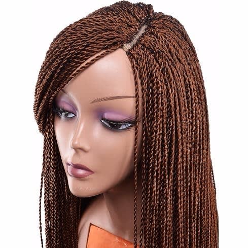 Twisted Braid With Lace Closure