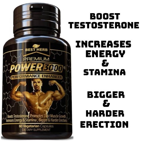 Best Herb - Premium Power 3000 Sex Performance Enhancer - 60 Capsule