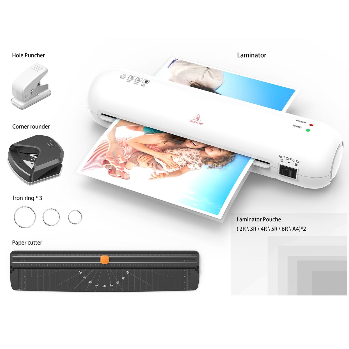 Desktop Laminator Machine Set A4 Size