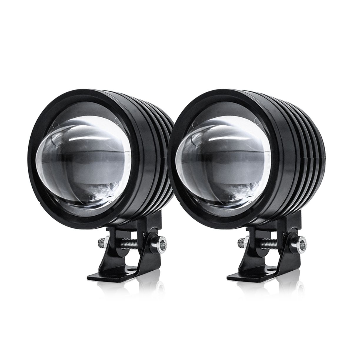 2Pcs Motorcycle Spot Lights Motorcycle LED Driving Lights