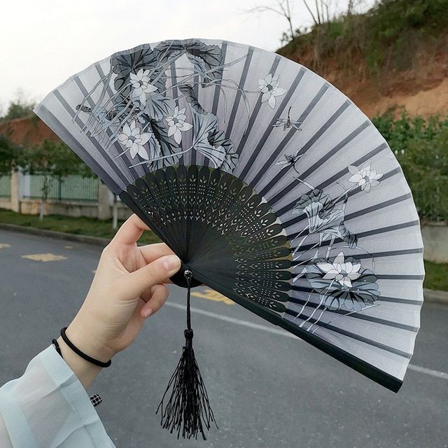 Bamboo Fold Hand Fans Wedding Chinese Japanese Fan
