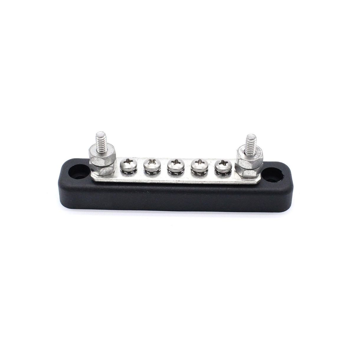 12V/24V 5 Way Power Distribution Bus Bar 4x5mm Studs 100A Rated for Auto Marine Boat