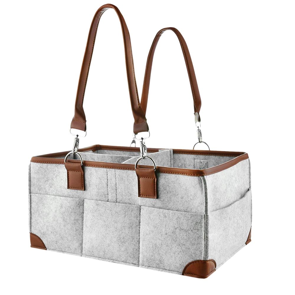 Baby Diaper Caddy Organizer Portable Storage Basket