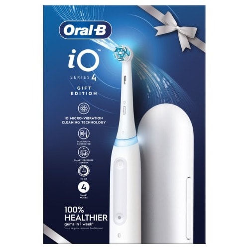 Electric Toothbrush + Travel Case - Io4 - White
