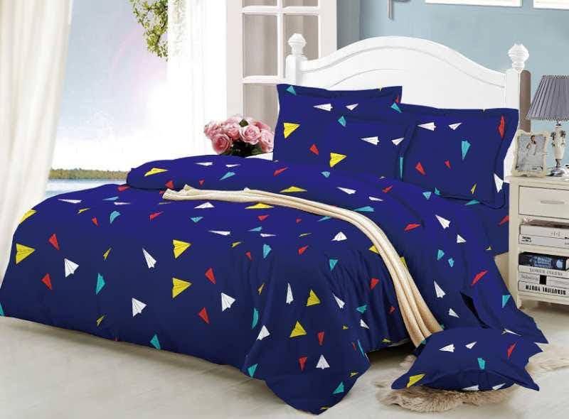 Duvet + Bedsheet + 2 Pillows And 2 Pillow Cases...Multicolor