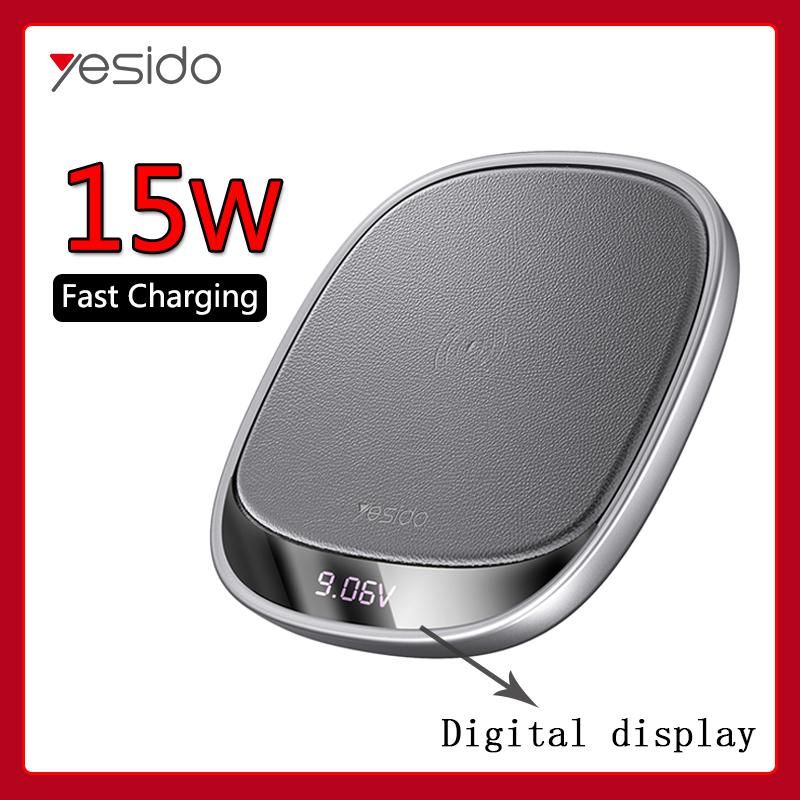 Yesido 15W Wireless Charger for iPhone 14 13 12 Xs Max X XR Fast Charging Qi For    Watch Samsung