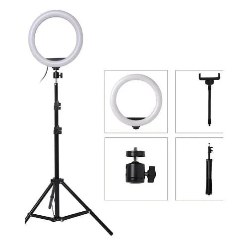 Ring Light 12 Inch + Tripod And Bluetooth Remote - 210cm