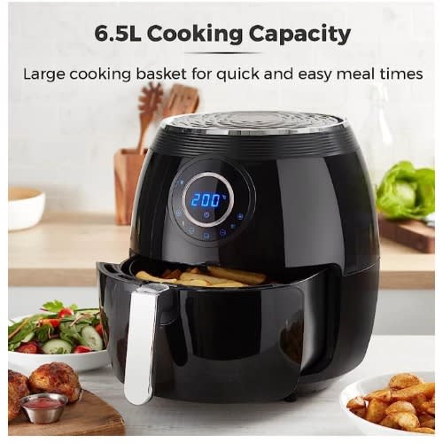 Vortx 6.5L XL Digital Air Fryer With Rapid Air Circulation - 1800W