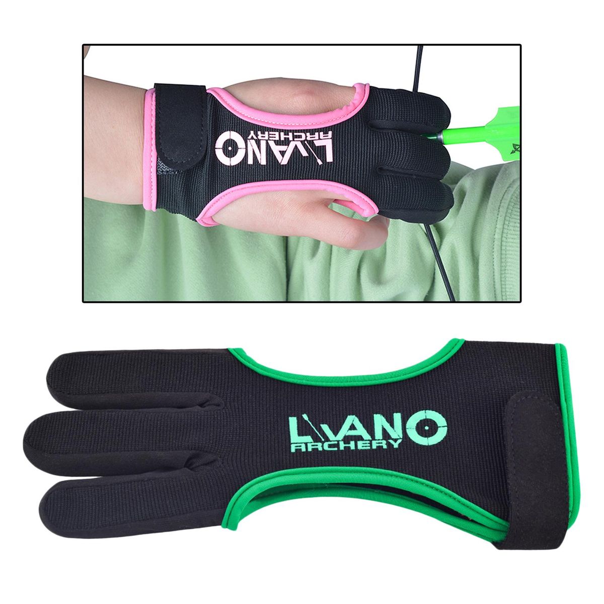 Glove Finger Tab Accessories - Leather