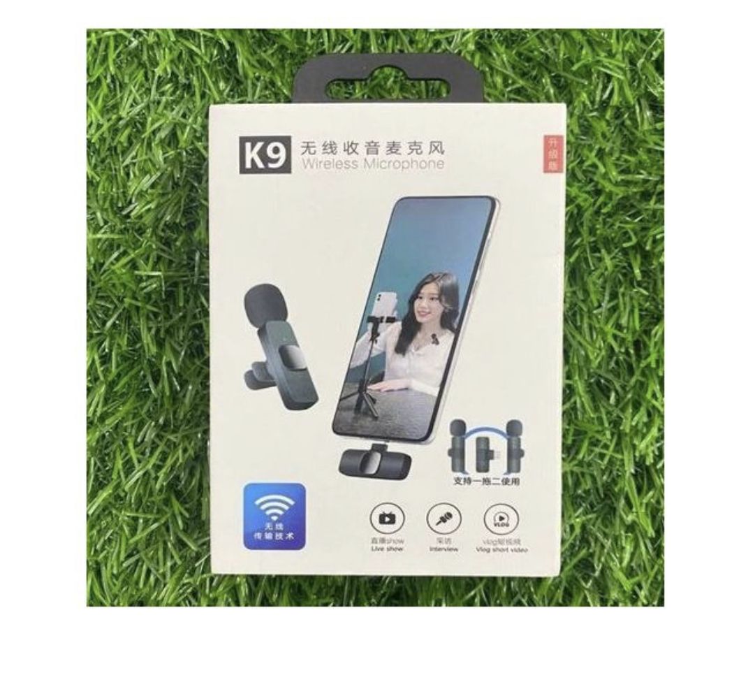 K9 Double Wireles Microphone For IPhone And Android Type-C