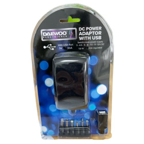 Dc Power Adaptor Switch With Usb Port 5v