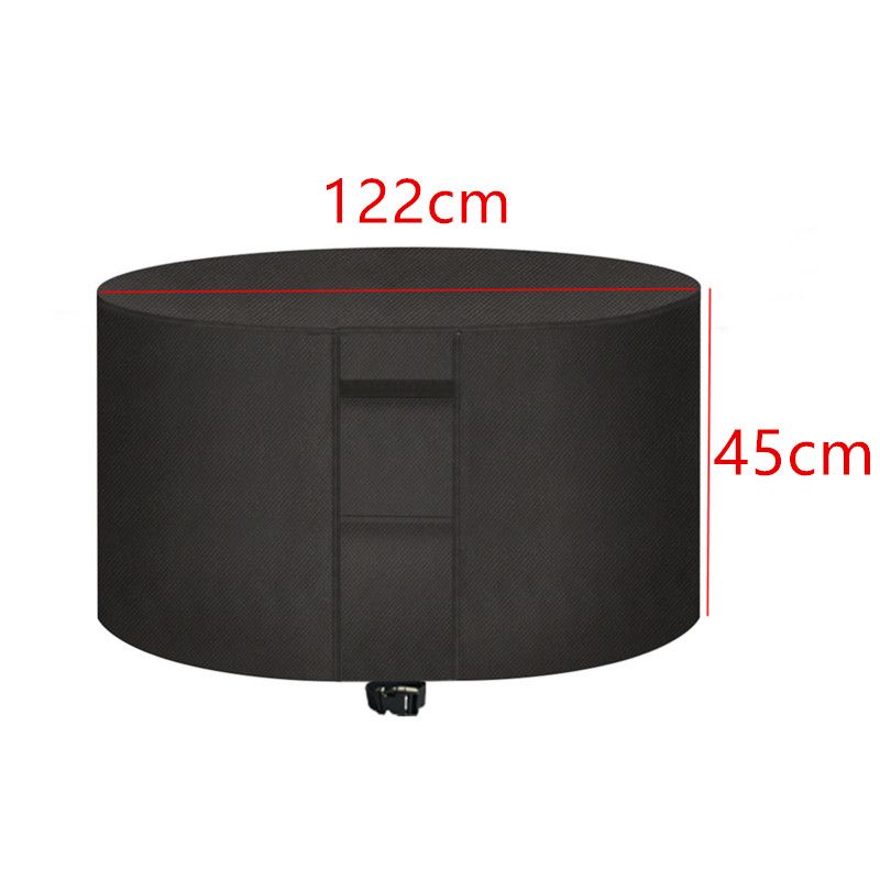 BBQ Dust Covers Outdoor Furniture Upgraded 600D Oxford Cloth Cover Outdoor Barbecue Duty Cylindricarill Cover Multi-size