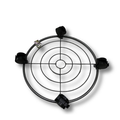 Metal  Plant Pot Stand With Wheels-25cm