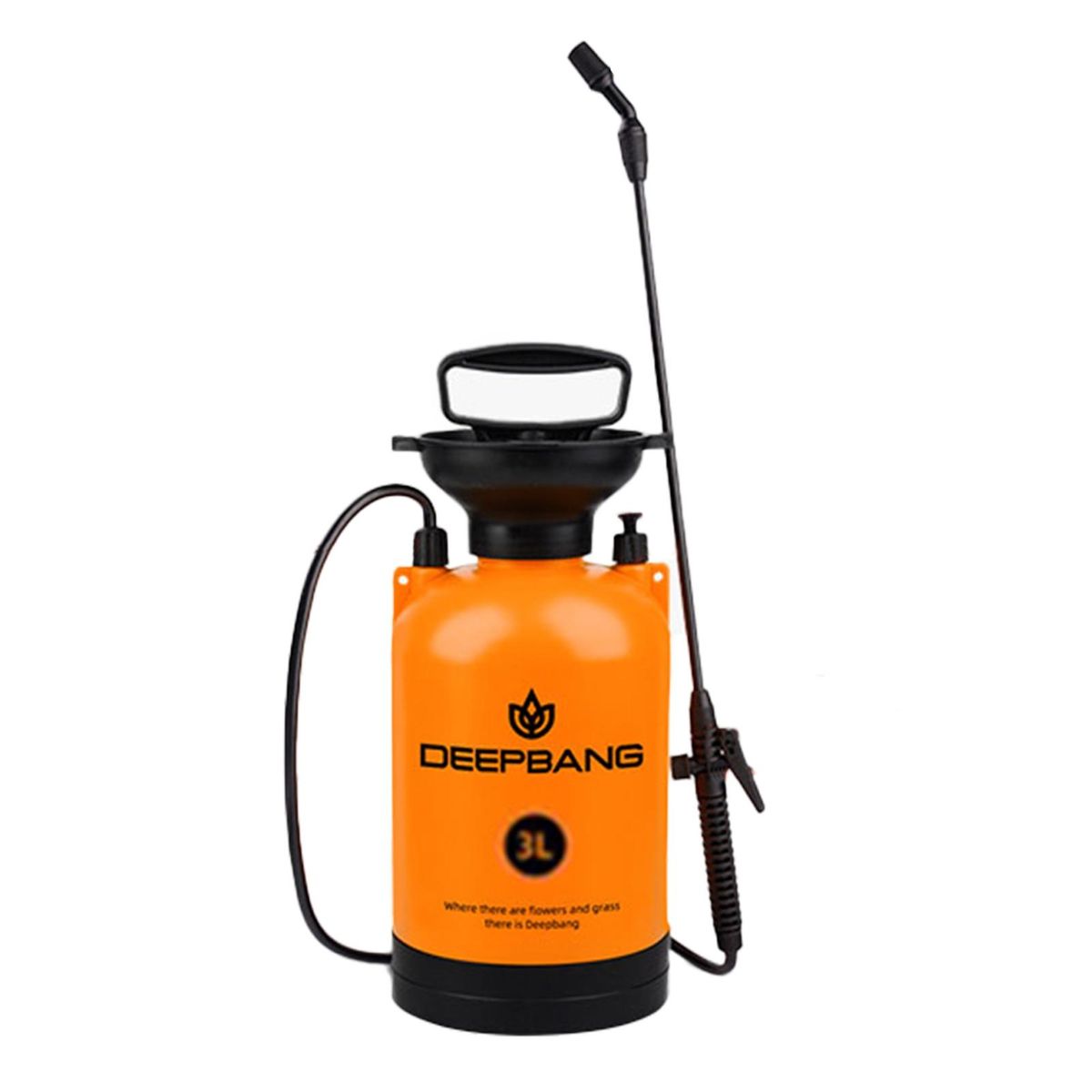 Spray Kettle Wide Application Manual Sprayer Orange