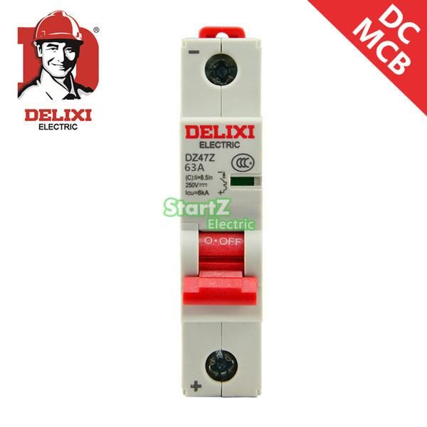 Circuit 63A DELIXI 1P DC Breaker 250V DZ47Z