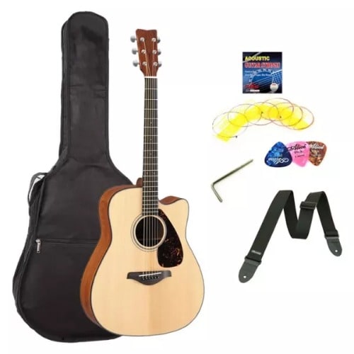 Natural Acoustic Box Guitar