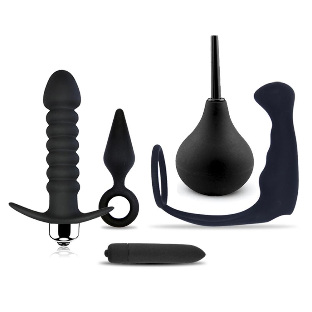 5Pcs Silicone Tools Sexual Excitement Toys Set for Men Women Couples