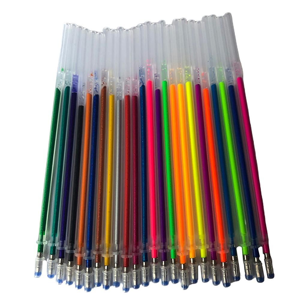 24-Pack  Pen Refills Neon Pen Ink Refills For Adult Coloring Books,