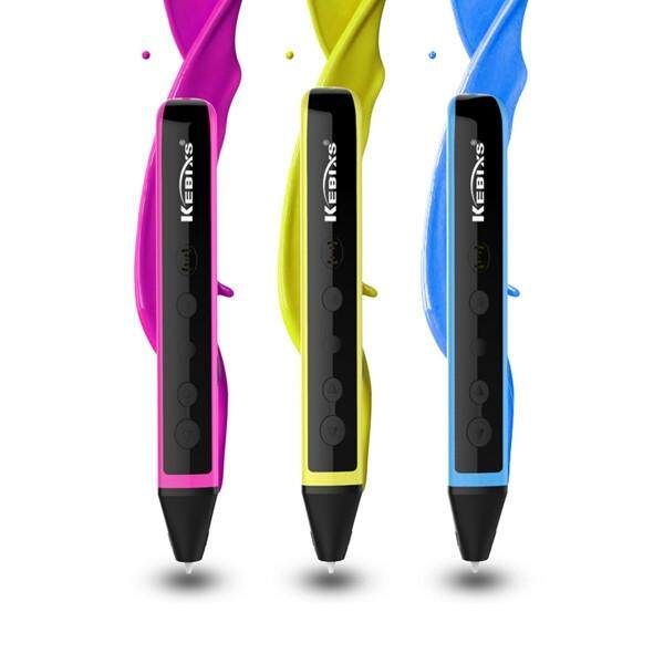 Kebixs Light Weight Design 3D Printing Pen ABS/PLA Speed Adjustable Blue (blue)