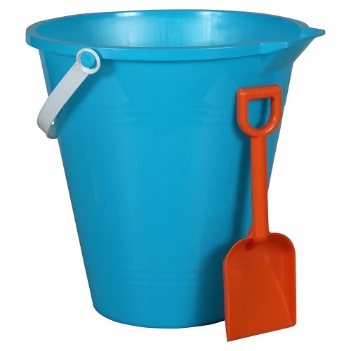 Kids Plastic Pail & Shovel For Pool And Beach Time
