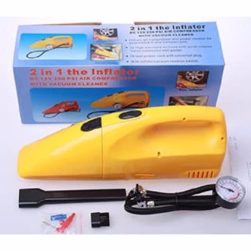 Portable Car Vacuum Cleaner - Yellow
