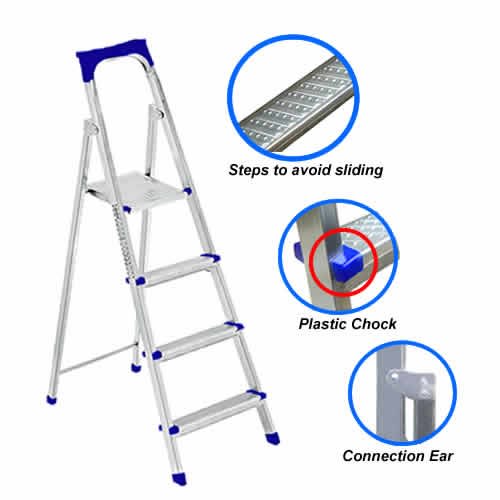 4 Step Steel Ladder