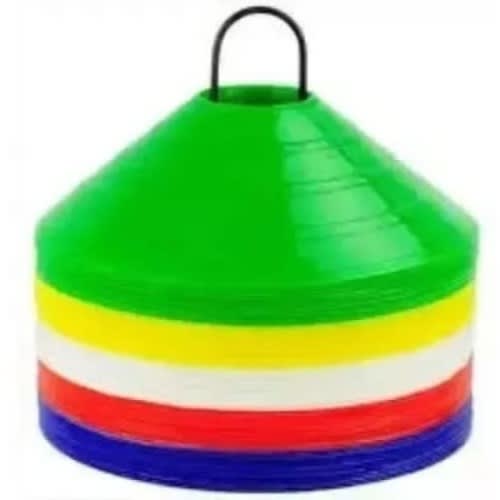 World Sport Disc Cone Set - 50 Pcs - Multicolour