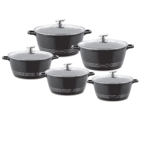 Durane Die-cast 5 Set Non-stick Pots