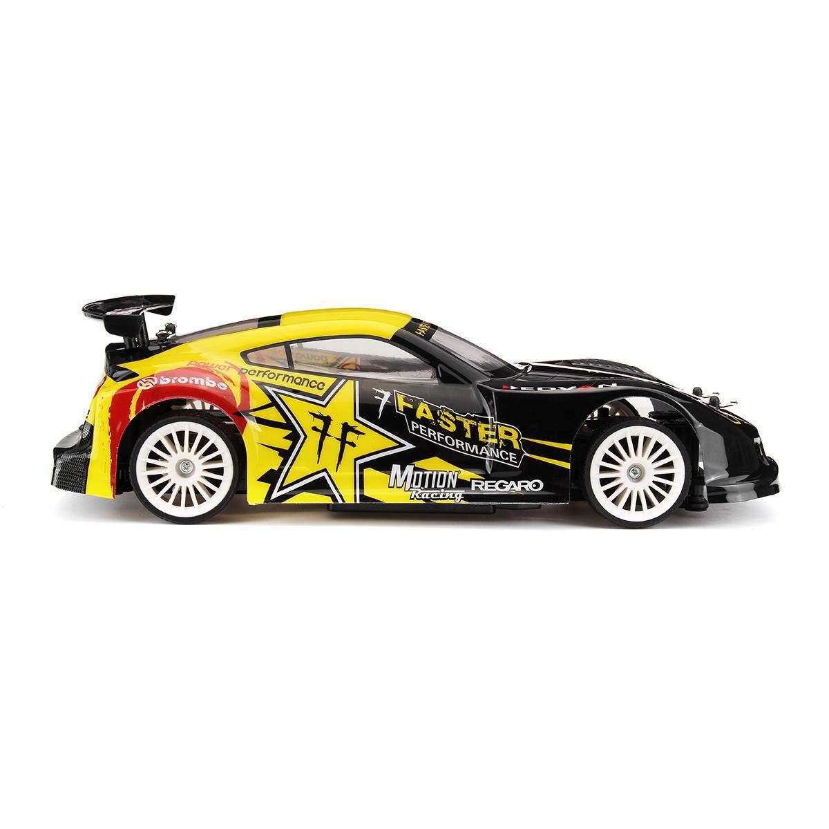 High Speed 2.4GHZ 1:14 Remote Control Car Toy Four-Wheel Drive Drift RC Electric Racing Cars For Kids Gifts Black Yellow-3