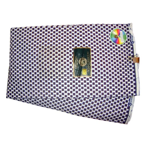 Impressions Ankara - Black & White - 6 Yards