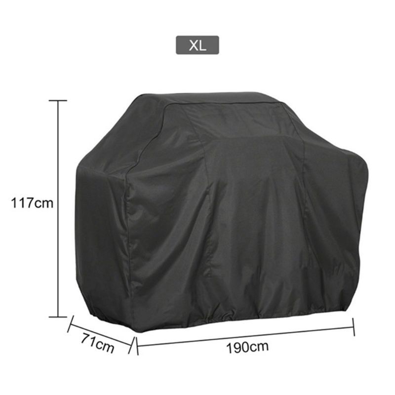 BBQ Grill Cover Waterproof Anti-Dust Outdoor Barbecue Cover Rain Protective Heavy Duty Charbroirill Cover BBQ Accessories